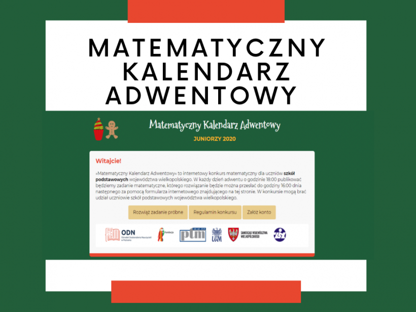 Matematyczny Kalendarz Adwentowy Szkola Podstawowa Im Kawalerow Orderu Usmiechu W Dabrowce kalendarz adwentowy internetowy